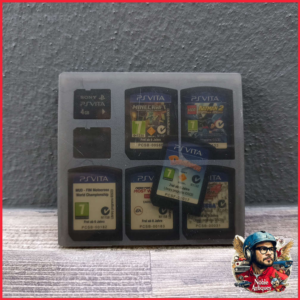 Boxed. Sony PlayStation Vita Games and 4GB Sim Collection