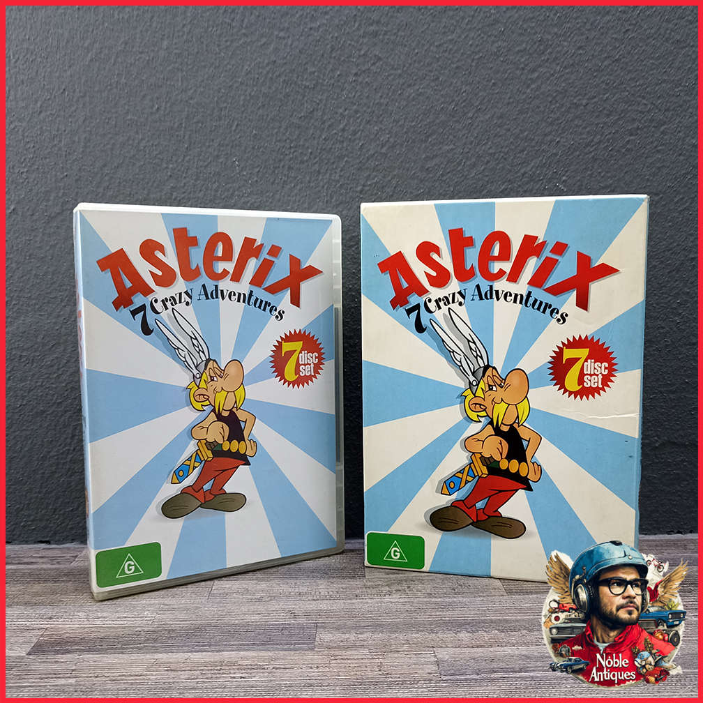 Boxed Asterix 7 Crazy Adventures DVD Collection