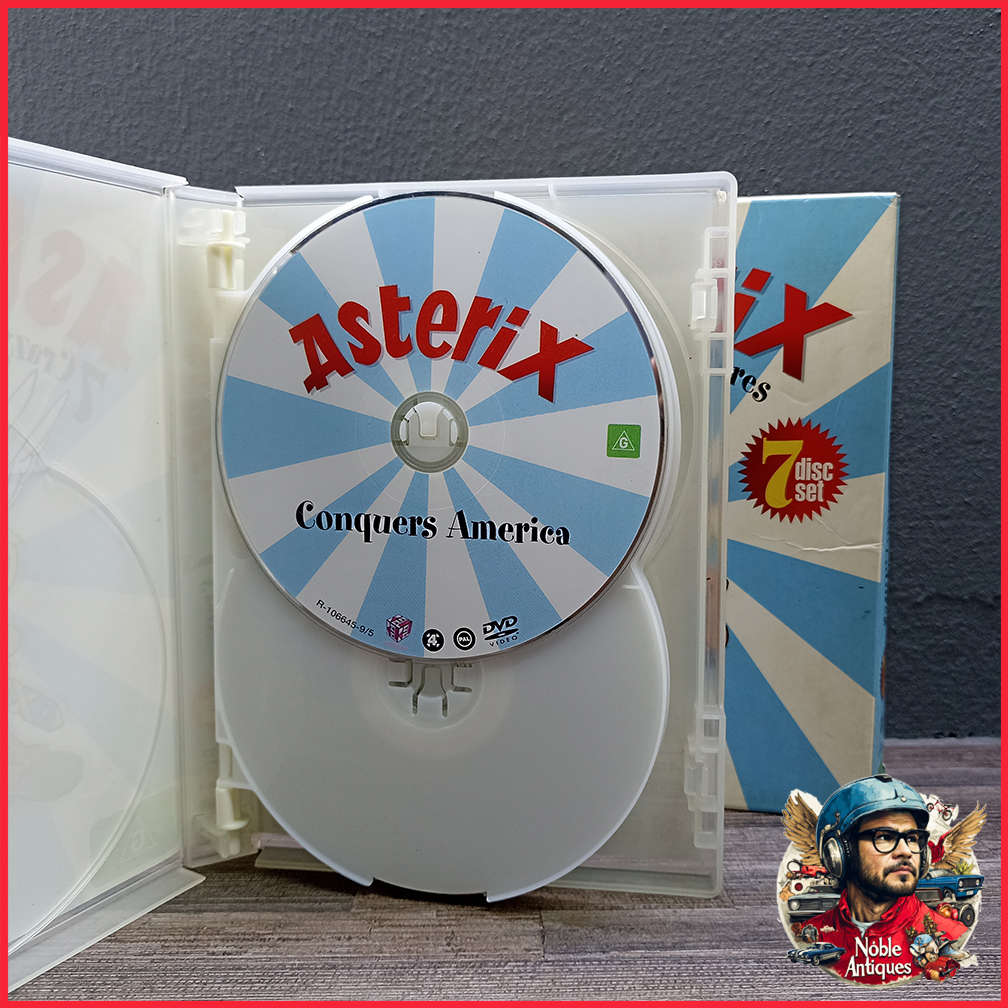 Boxed Asterix 7 Crazy Adventures DVD Collection