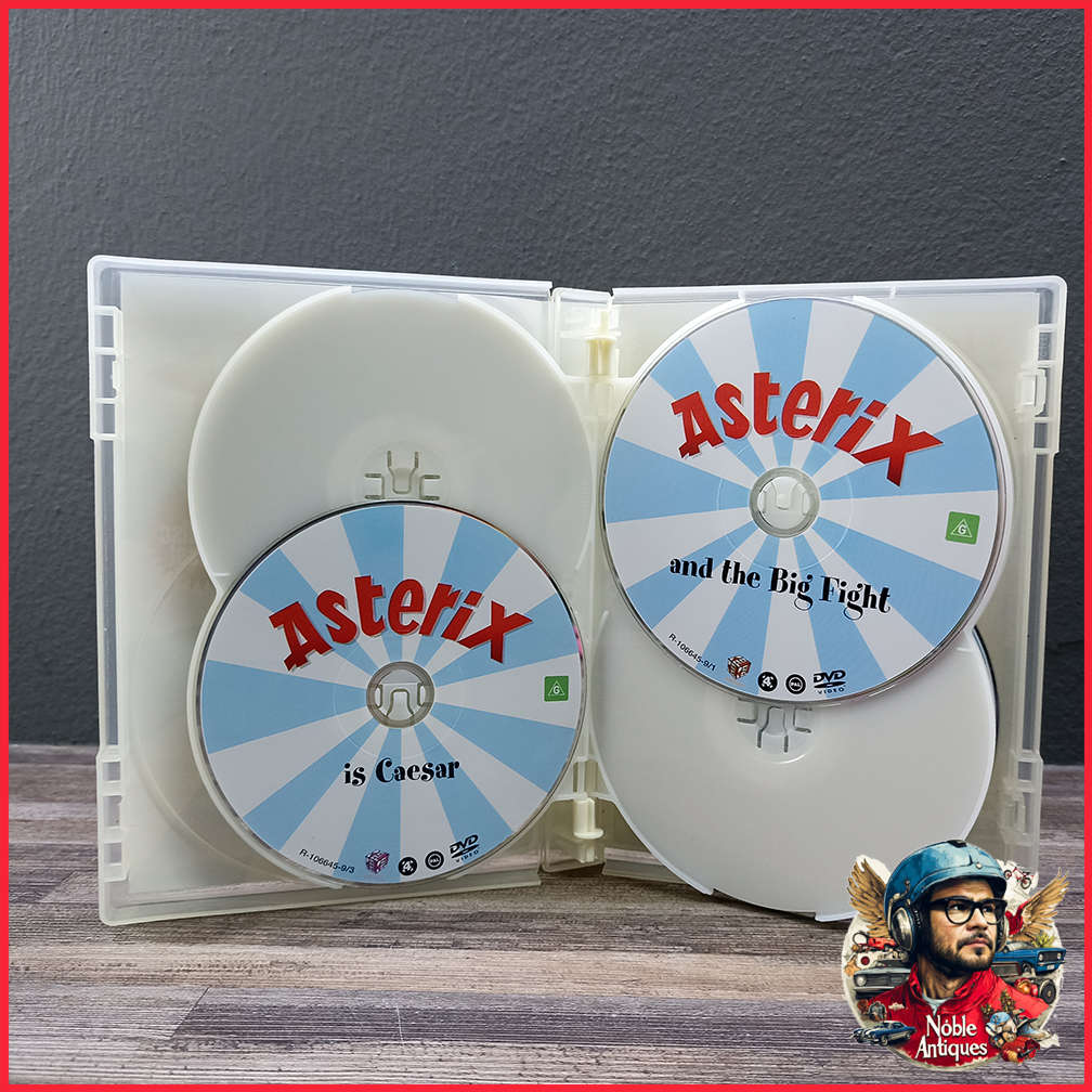 Boxed Asterix 7 Crazy Adventures DVD Collection