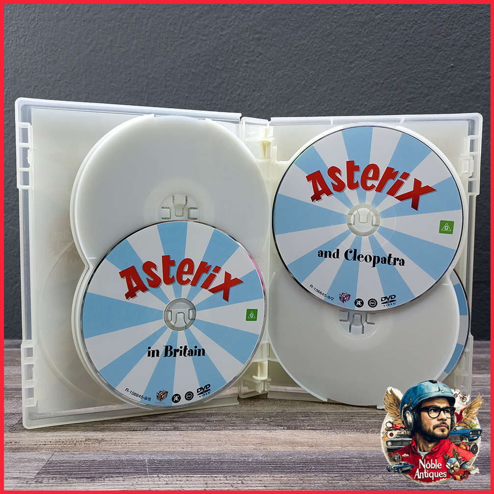 Boxed Asterix 7 Crazy Adventures DVD Collection