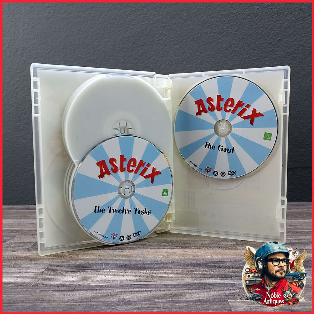 Boxed Asterix 7 Crazy Adventures DVD Collection