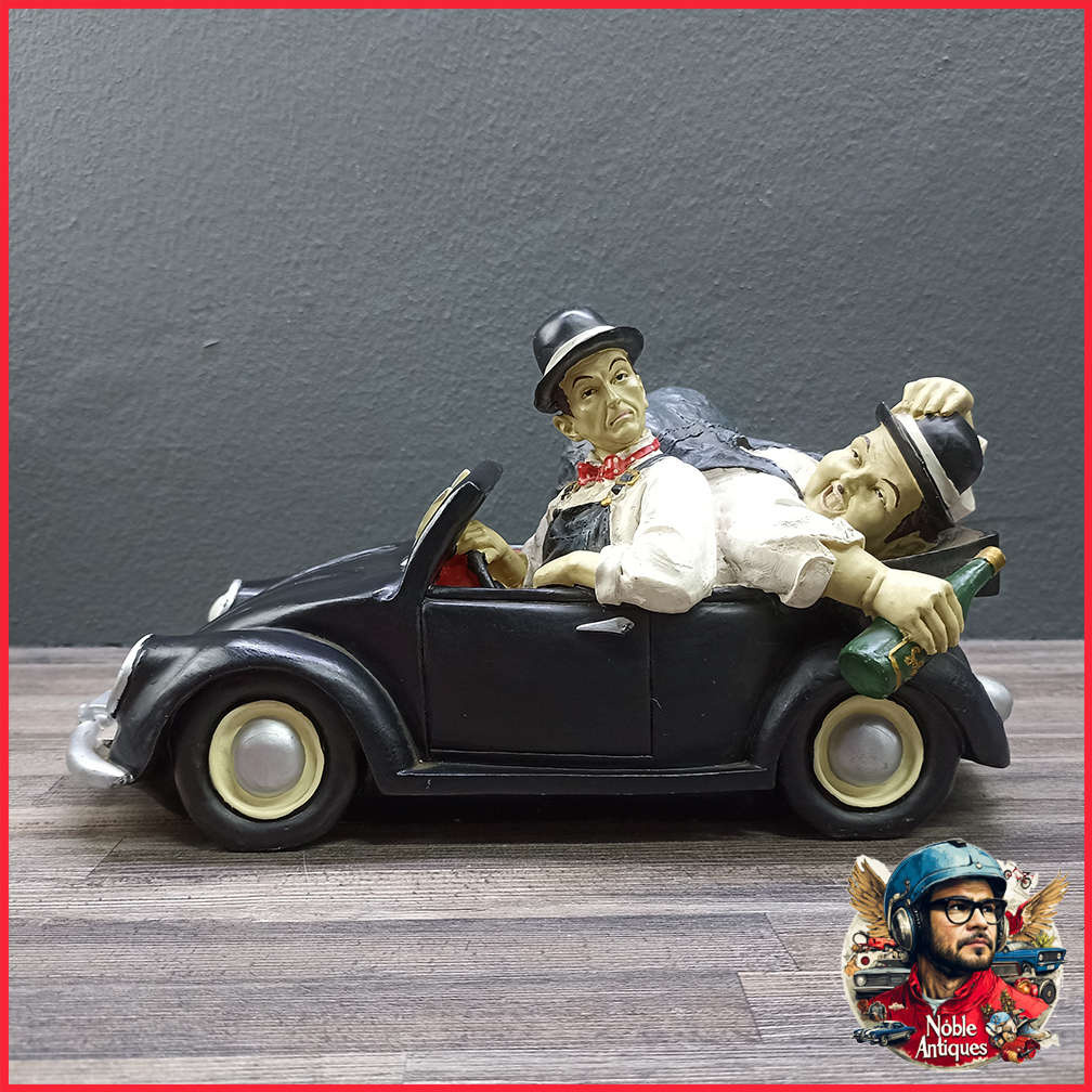 Large Laurel and Hardy Volkswagen Savings Bank