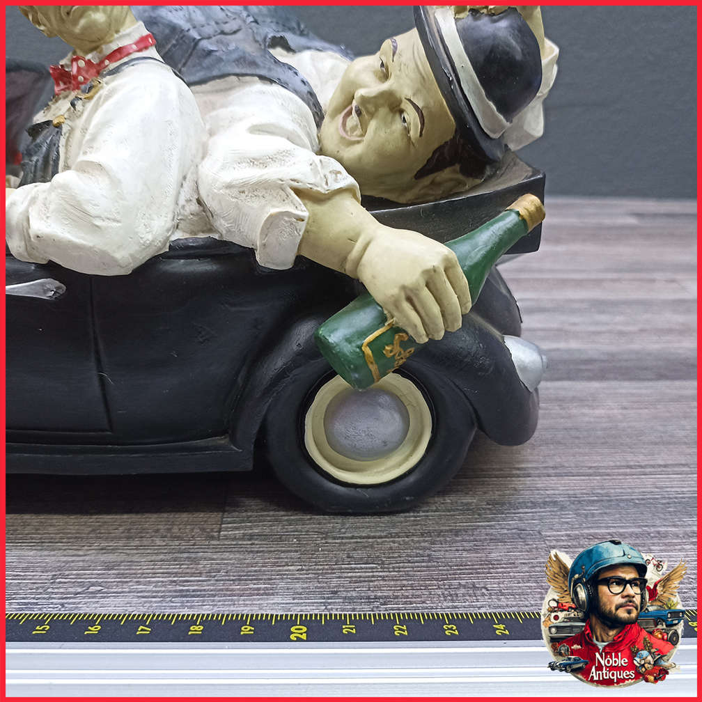 Large Laurel and Hardy Volkswagen Savings Bank