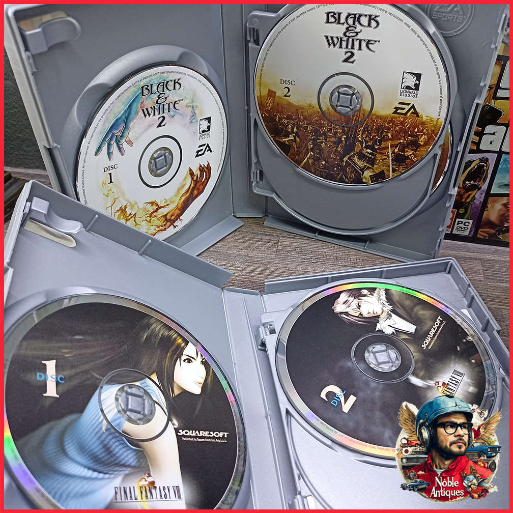 Large Big Box Vintage PC Game Collection, All Disk Present