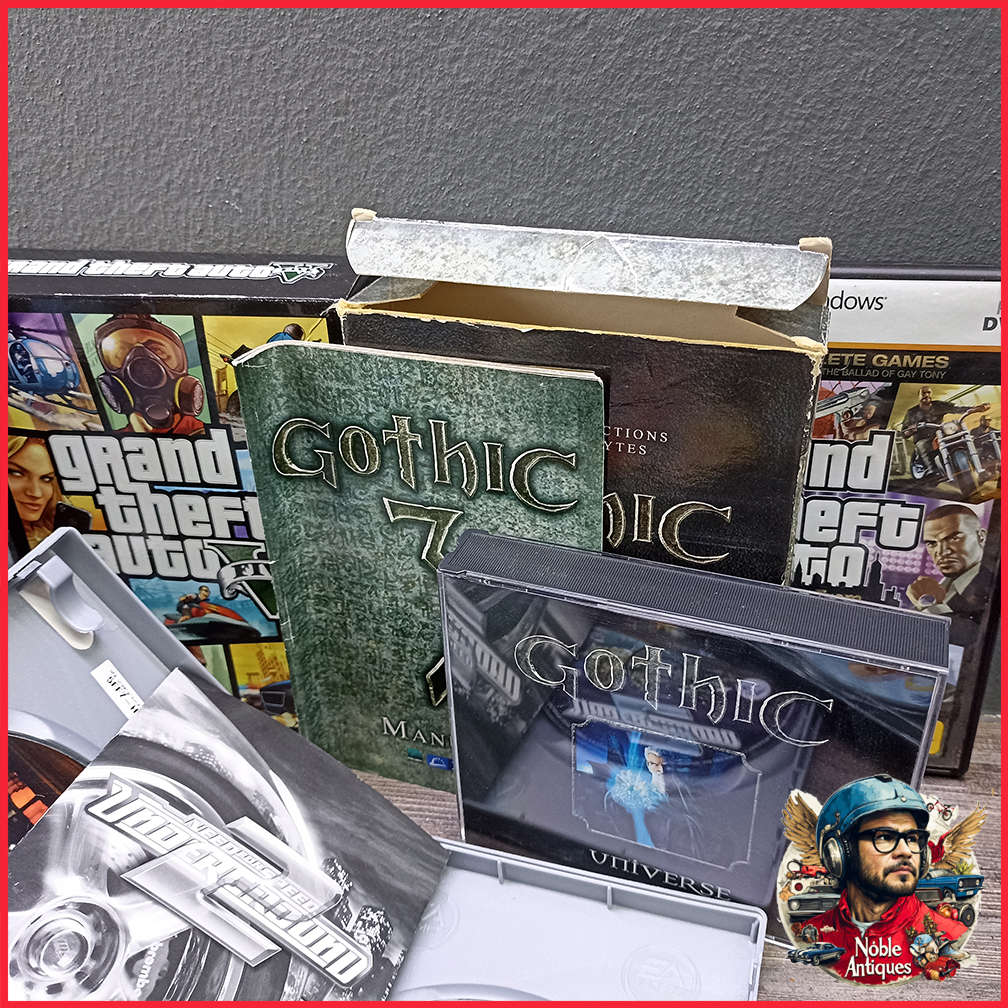 Large Big Box Vintage PC Game Collection, All Disk Present