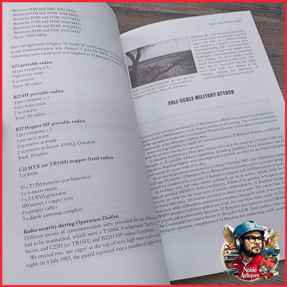 Striking Inside Angola with 32 Battalion Book by Marius Scheepers