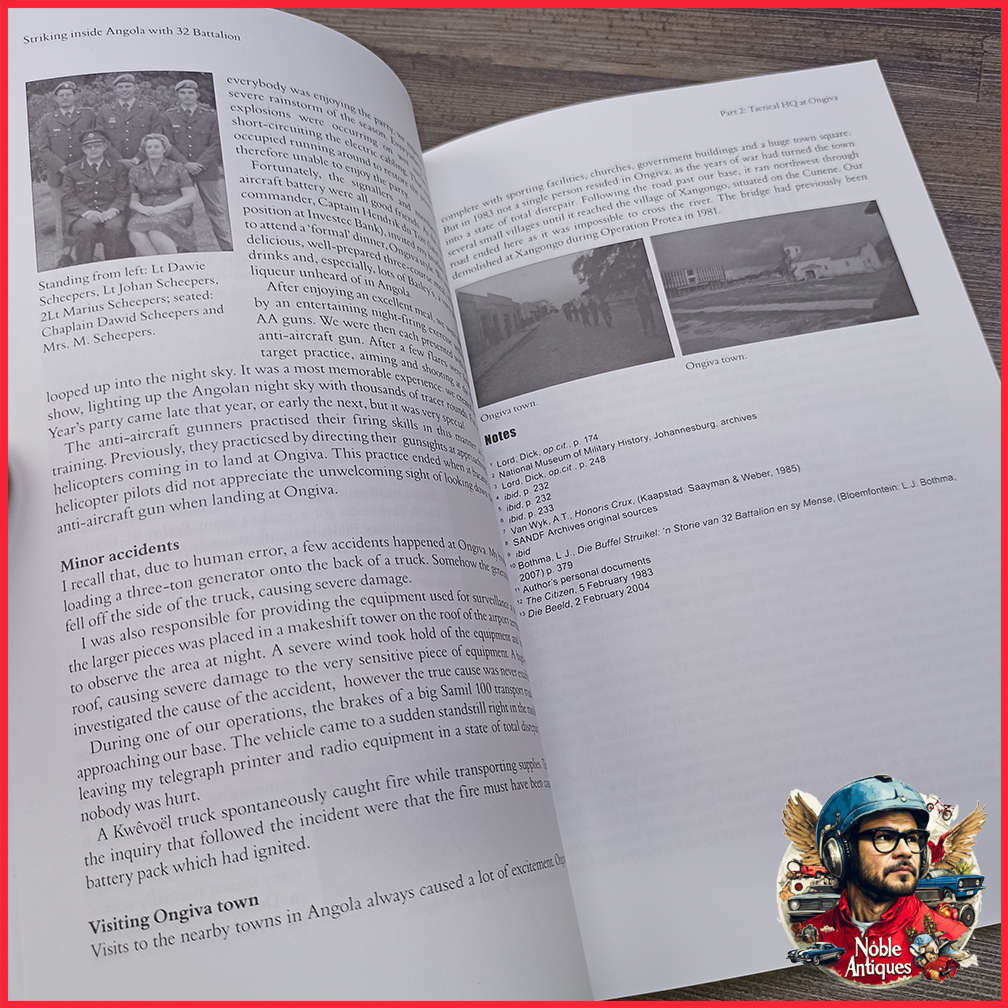 Striking Inside Angola with 32 Battalion Book by Marius Scheepers