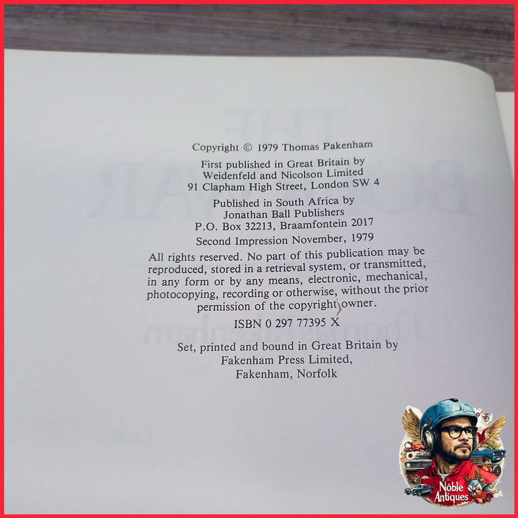 Large Hardcover Boer War Book by Thomas Pakenham