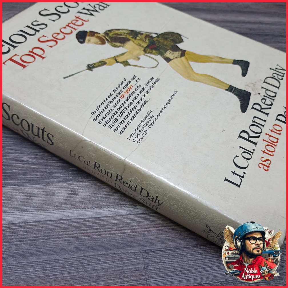 Large Hardcover Selous Scouts Top Secret War Lt. Col. Ron Reid Daly as told to Peter Stiff