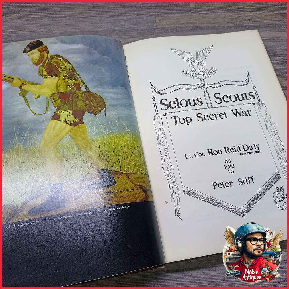 Large Hardcover Selous Scouts Top Secret War Lt. Col. Ron Reid Daly as told to Peter Stiff