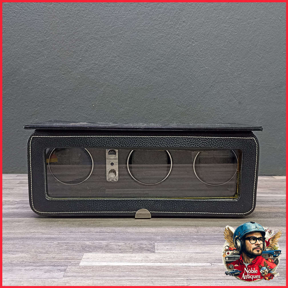 Cased 3 Watch Watch Winder, Not Tested, No Charger