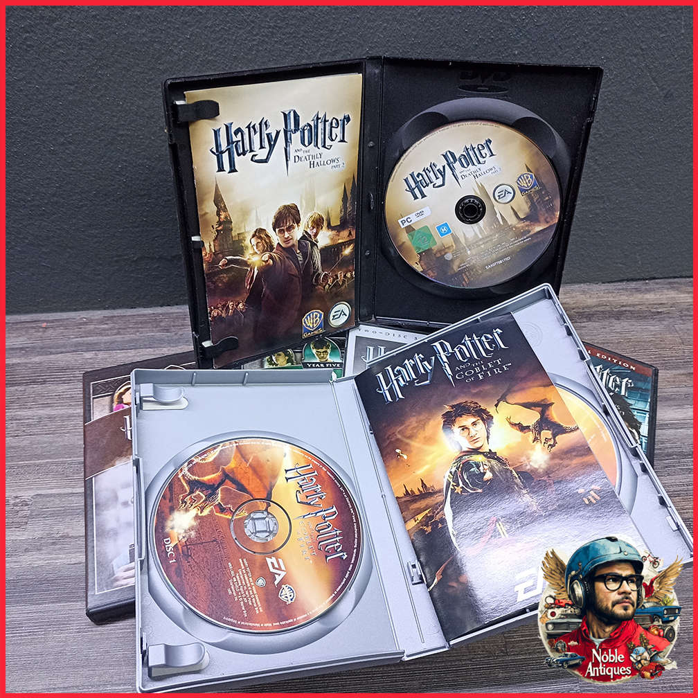Vintage Harry Potter PC Games and DVD Collection