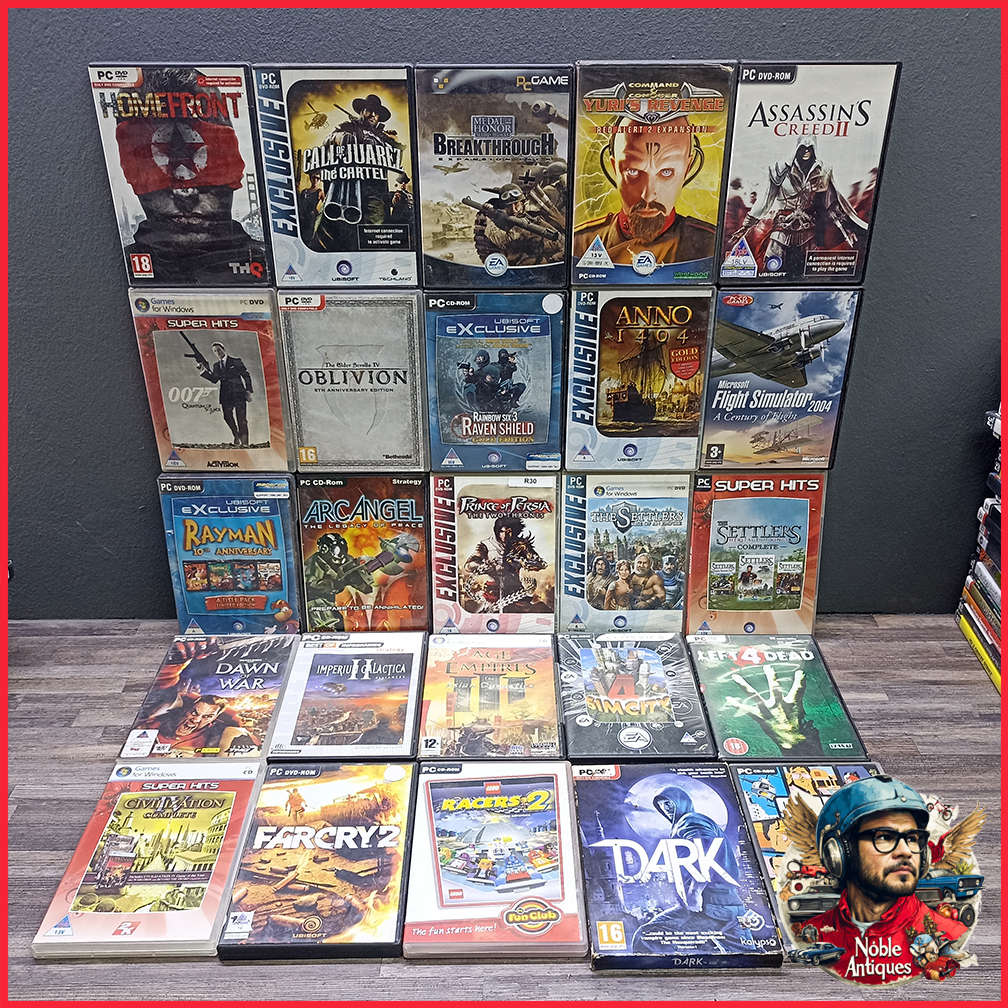 Large Vintage PC Game Collection Set 2