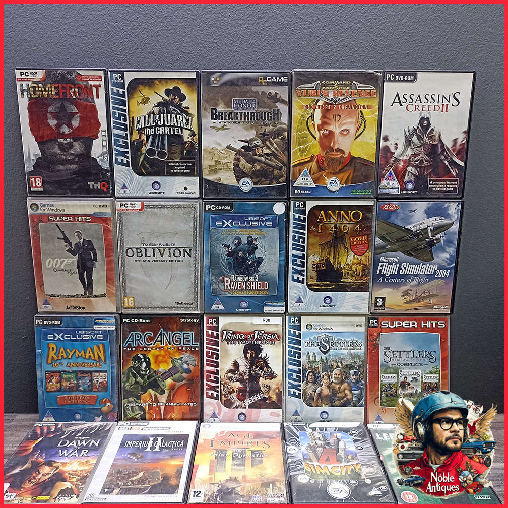 Large Vintage PC Game Collection Set 2