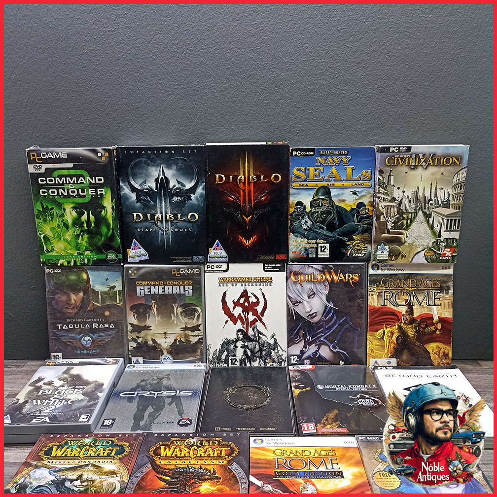Large Limited Edition and Boxed Vintage PC Game Collection