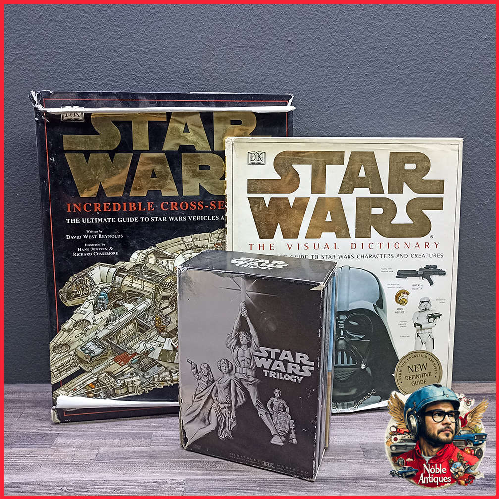 Star Wars: Incredible Cross Sections Books and DVD Movie Collection