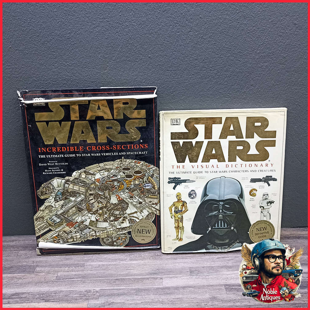 Star Wars: Incredible Cross Sections Books and DVD Movie Collection