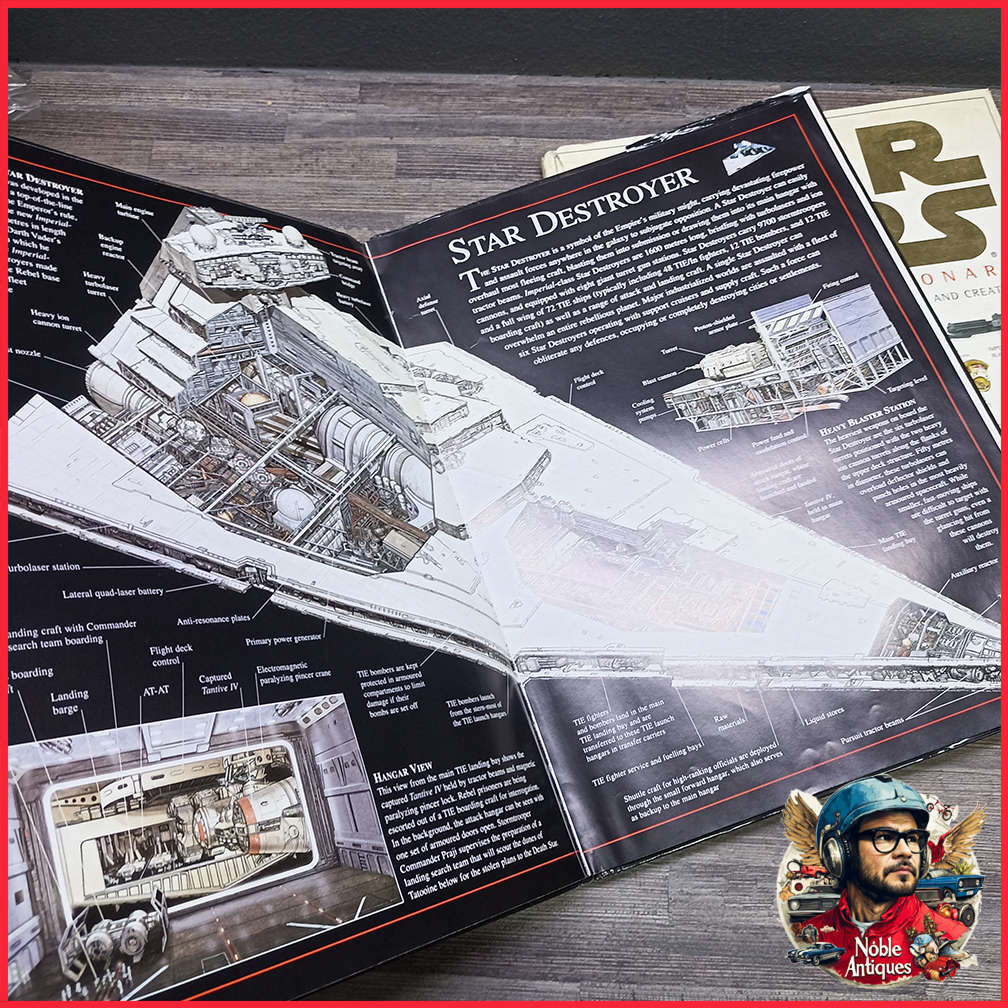 Star Wars: Incredible Cross Sections Books and DVD Movie Collection