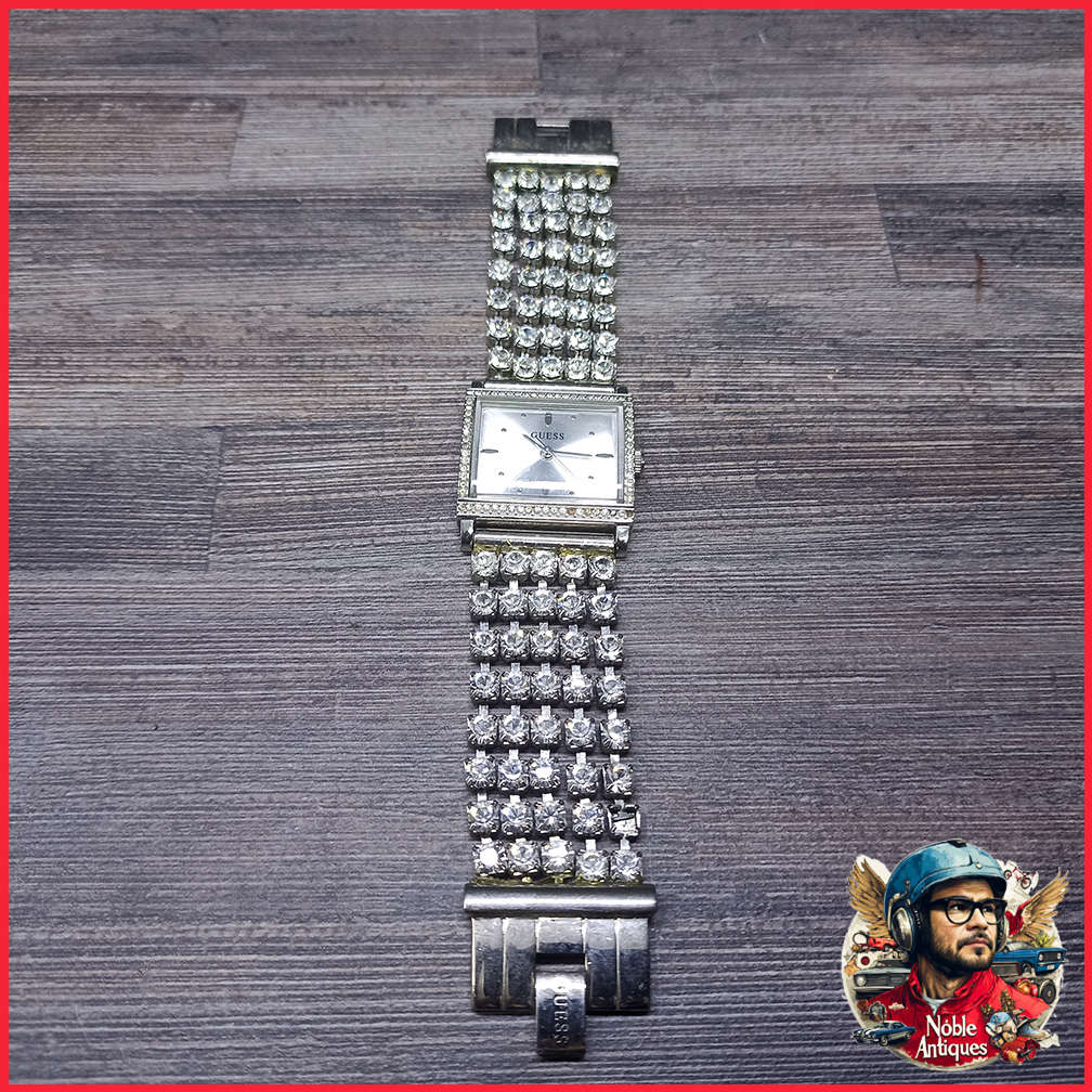 Working Original GUESS  Quartz Analog Ladies Watch