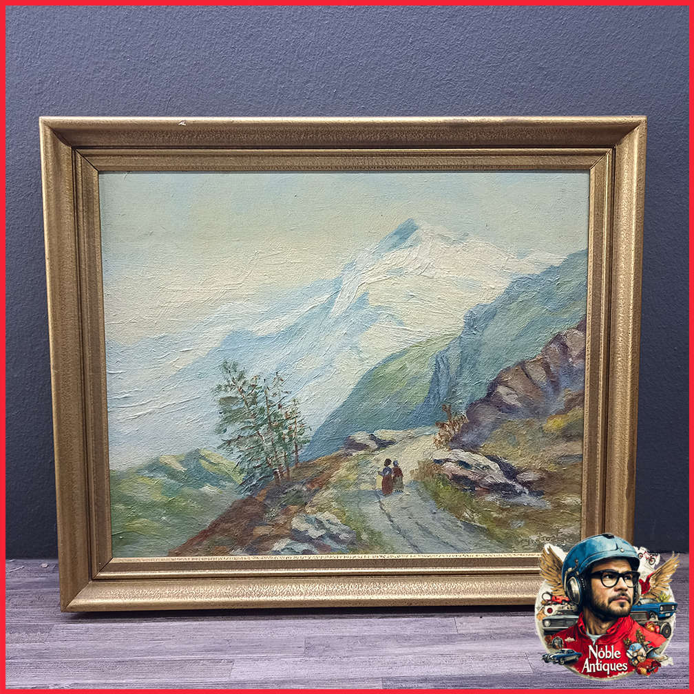 Signed  Original Oil on Board By M. Frost 450 x 350