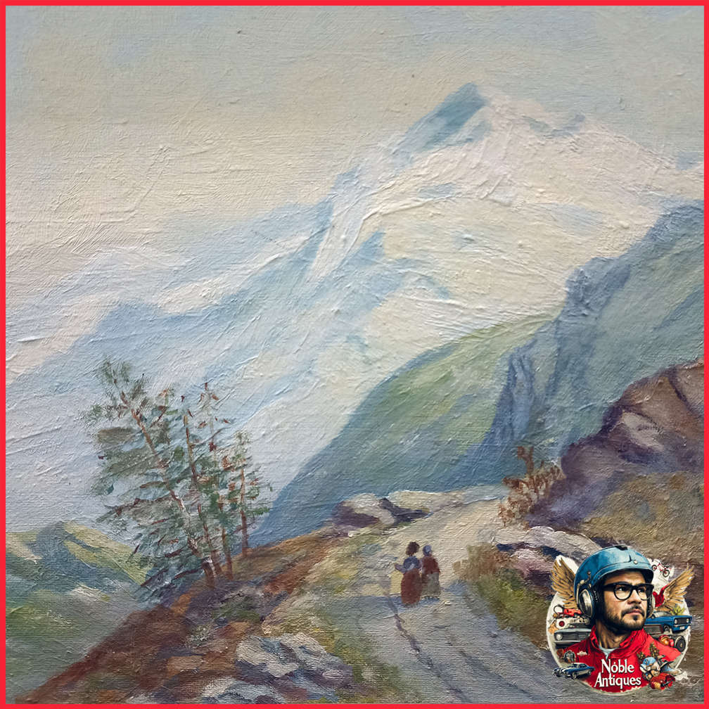 Signed  Original Oil on Board By M. Frost 450 x 350