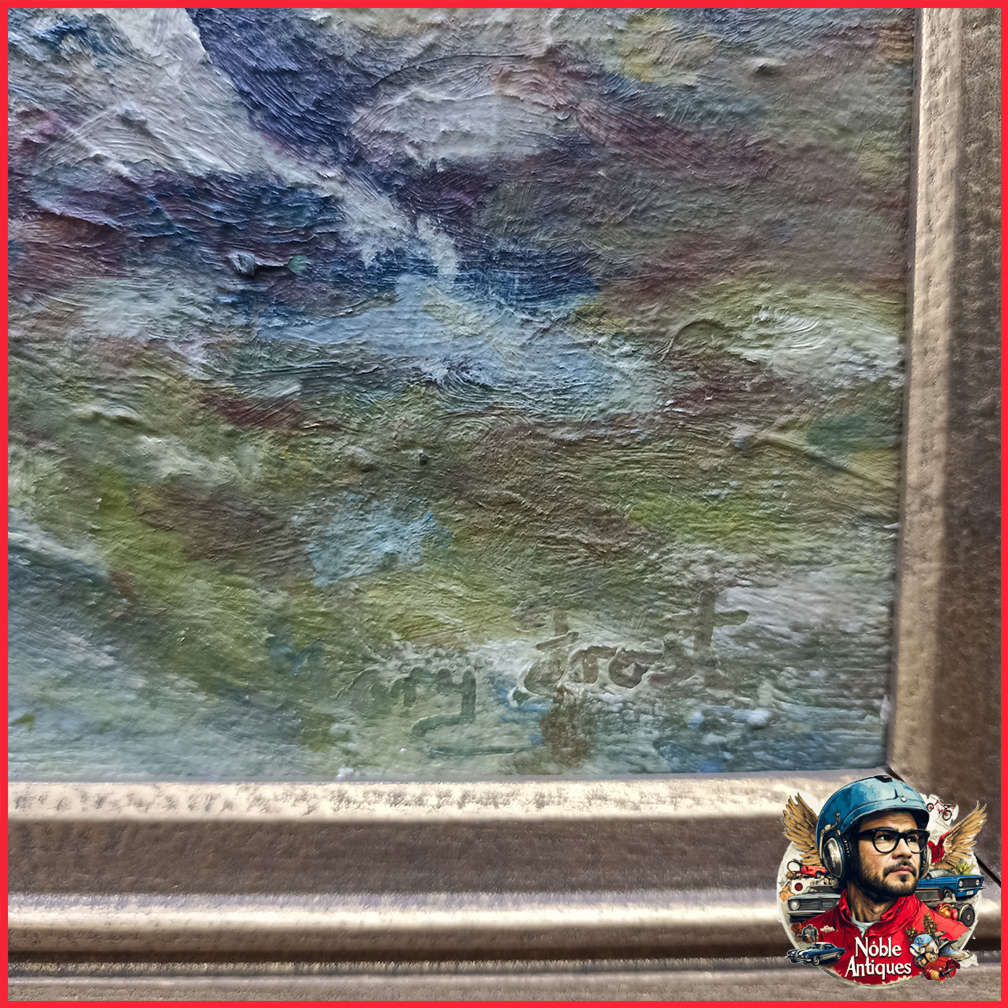 Signed  Original Oil on Board By M. Frost 450 x 350