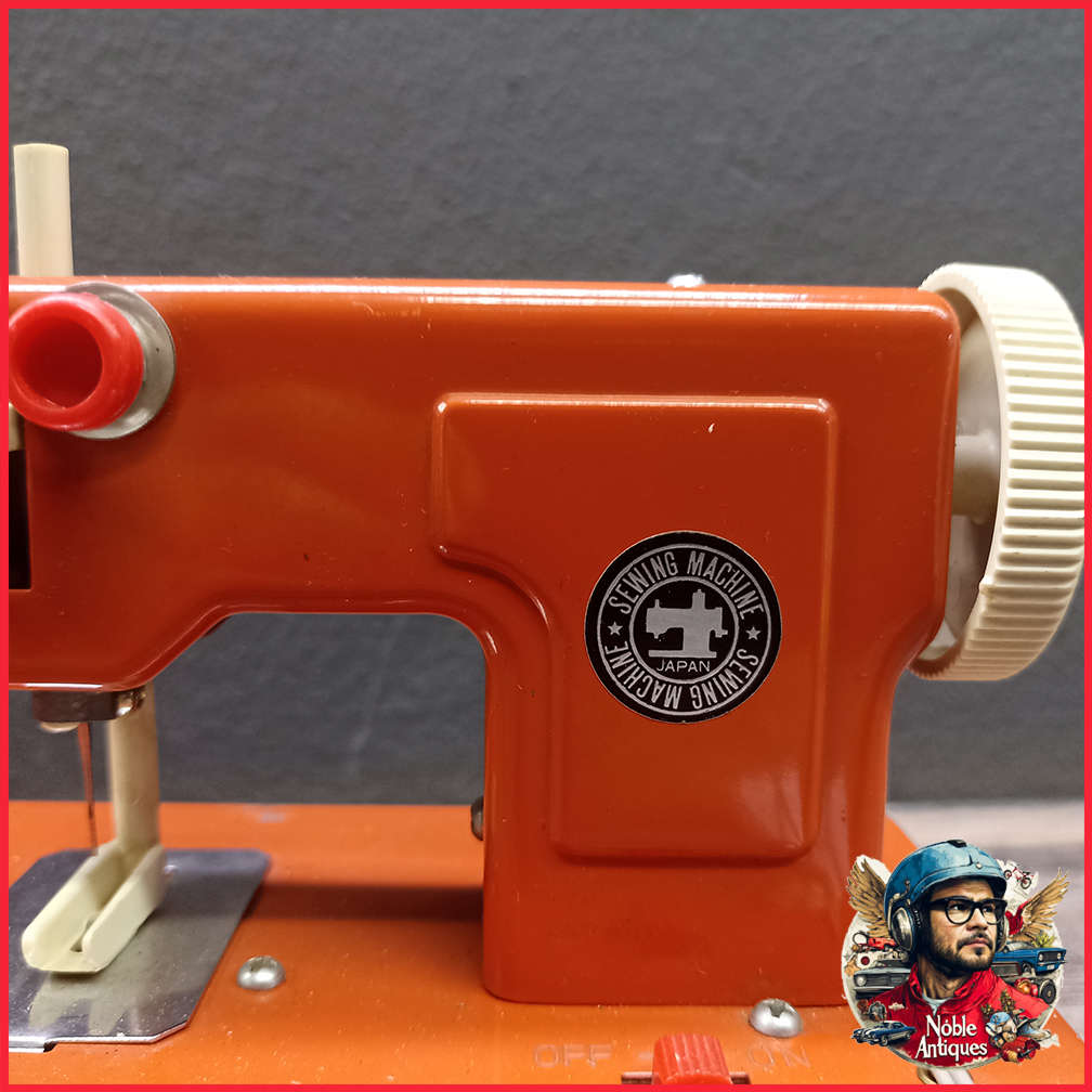 Vintage 1960s Japanese Tin Toy Sewing Machine