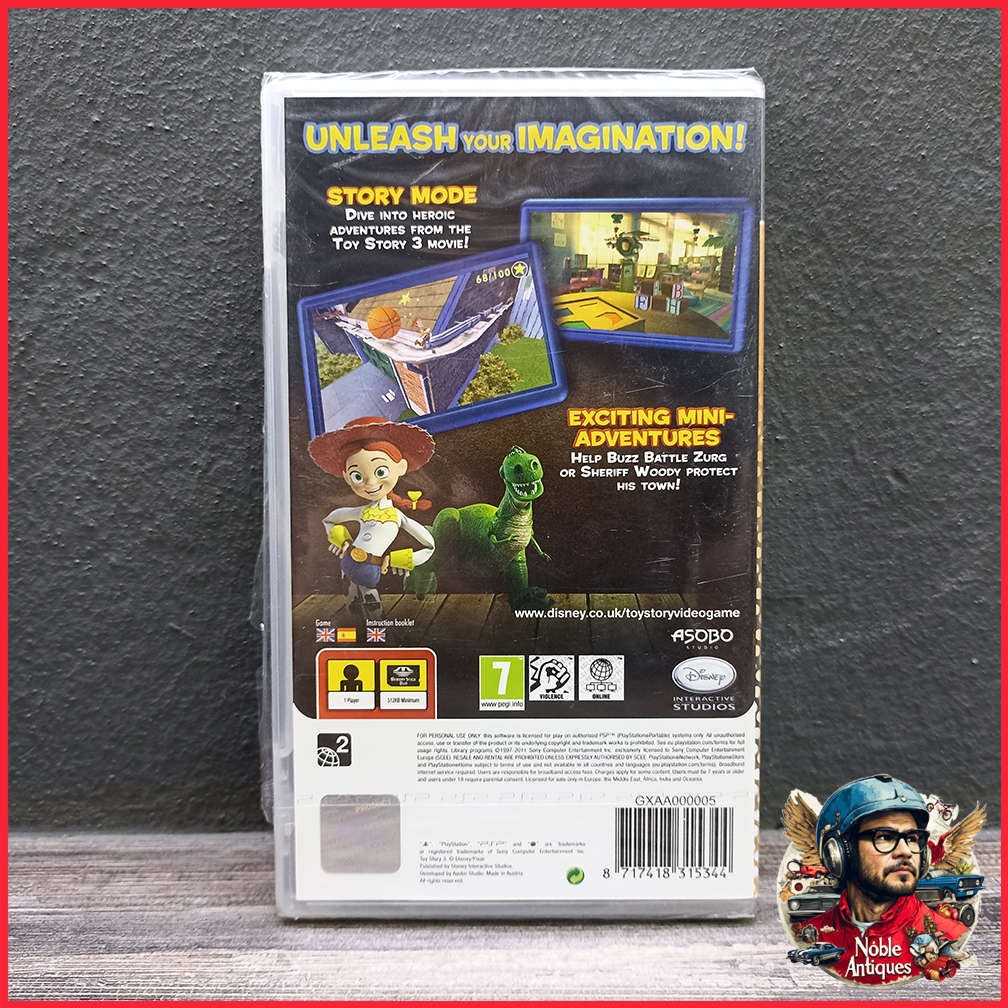 Factory Sealed PSP Toy Story 3