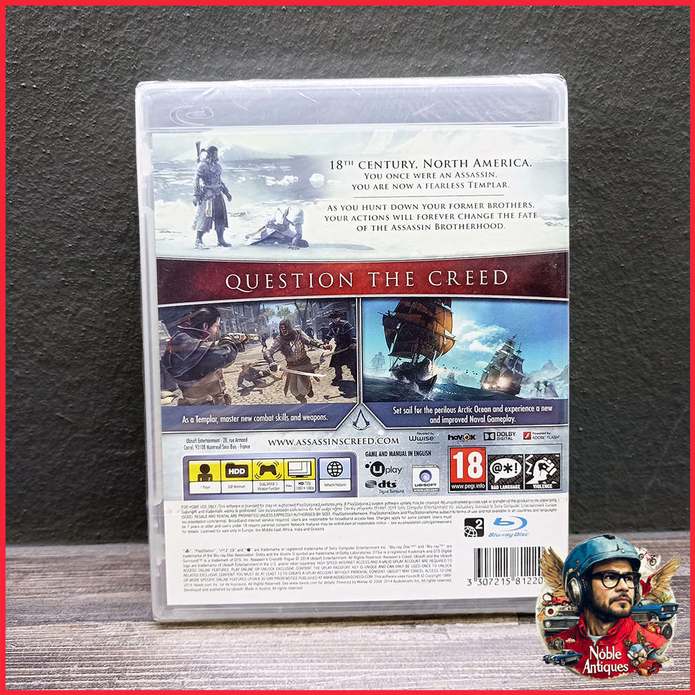 Factory Sealed PS3 Assassins Creed Rogue