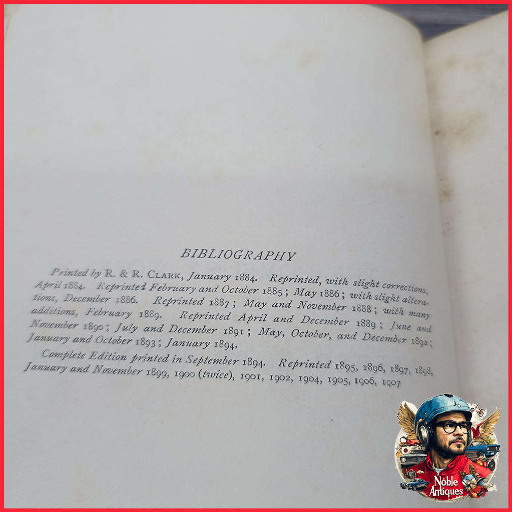 1907 Leather Bound The complete Works of Alfred Lord Tennyson