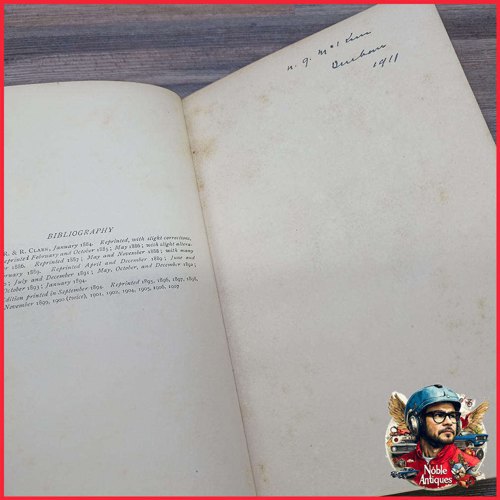 1907 Leather Bound The complete Works of Alfred Lord Tennyson