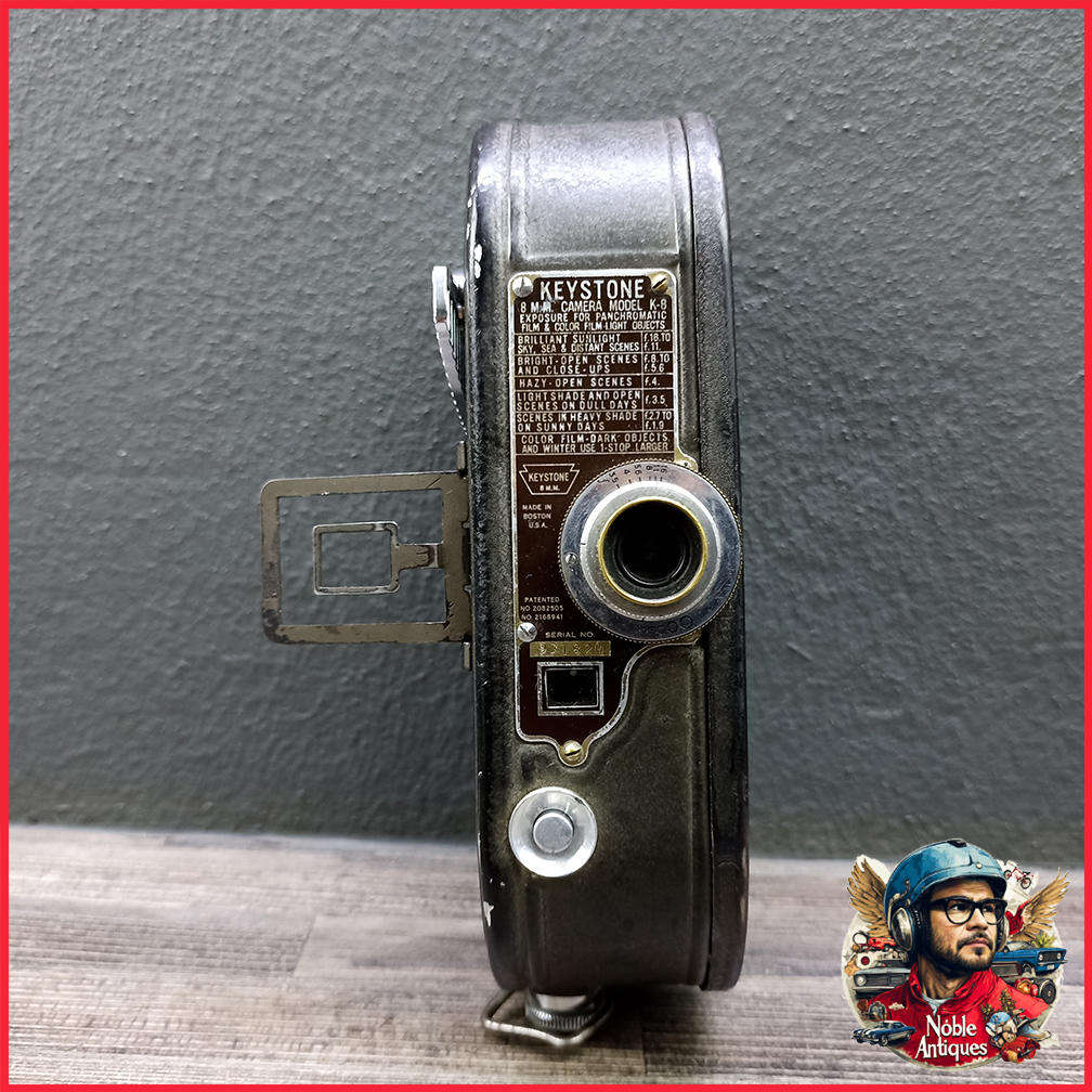 Vintage Keystone 8 MM Camera Model K8 Working 1935-36