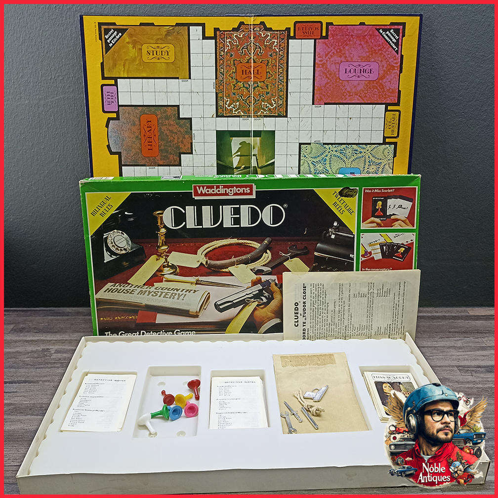 1983 Vintage Boxed Cluedo The Great Detective Board Game