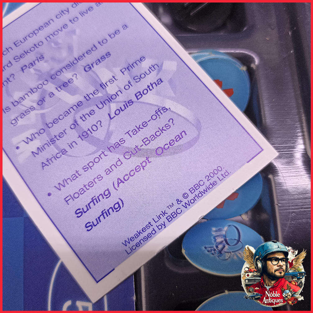 Vintage Boxed THE WEAKEST LINK Board Game