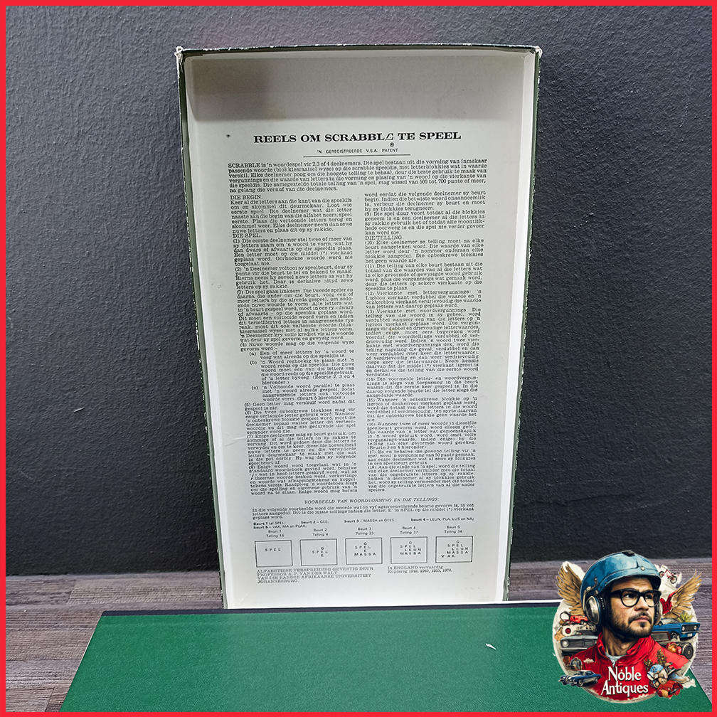 Vintage Boxed Scrabble Family Board Game