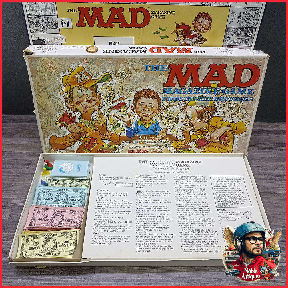 Original Vintage Parker Brothers Mad Magazine board game 1970s