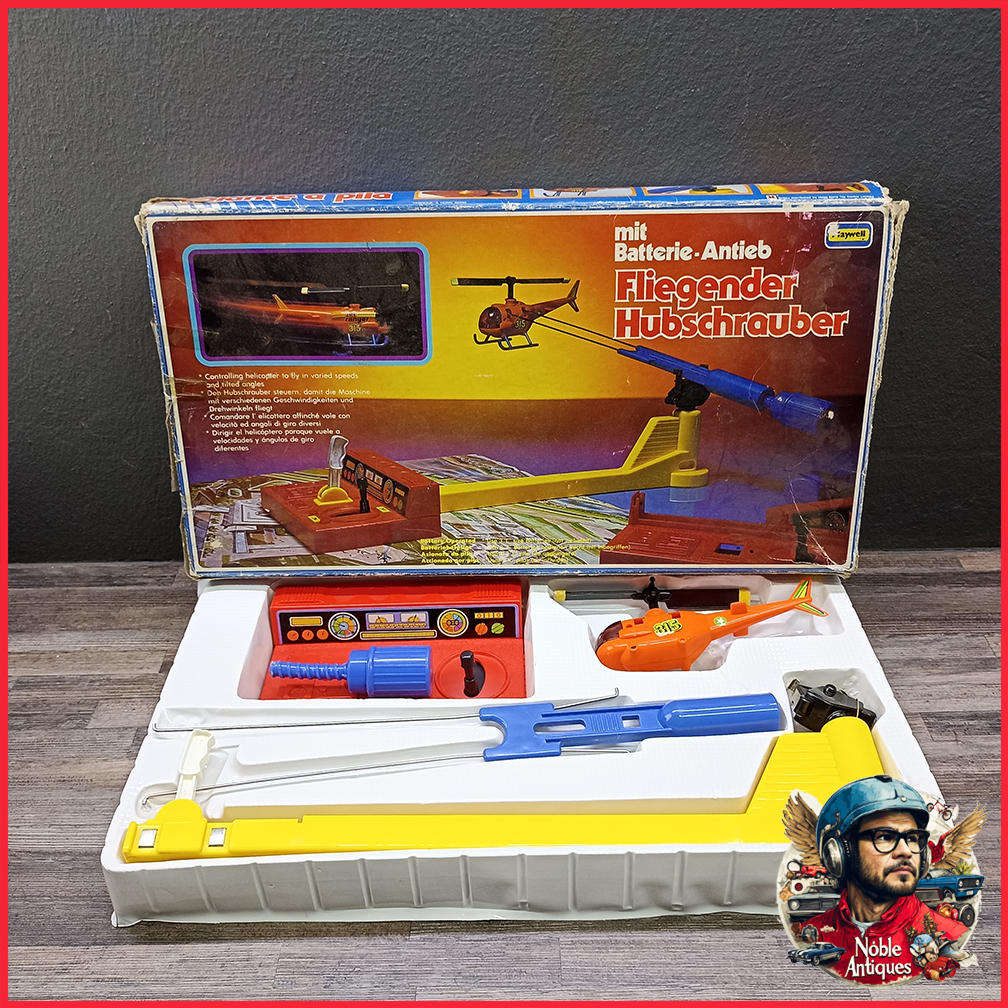 Vintage Boxed Flying Helicopter NOT TESTED