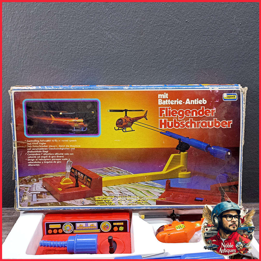Vintage Boxed Flying Helicopter NOT TESTED