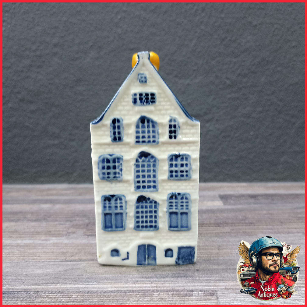 Delft Blue miniature KLM house number 37