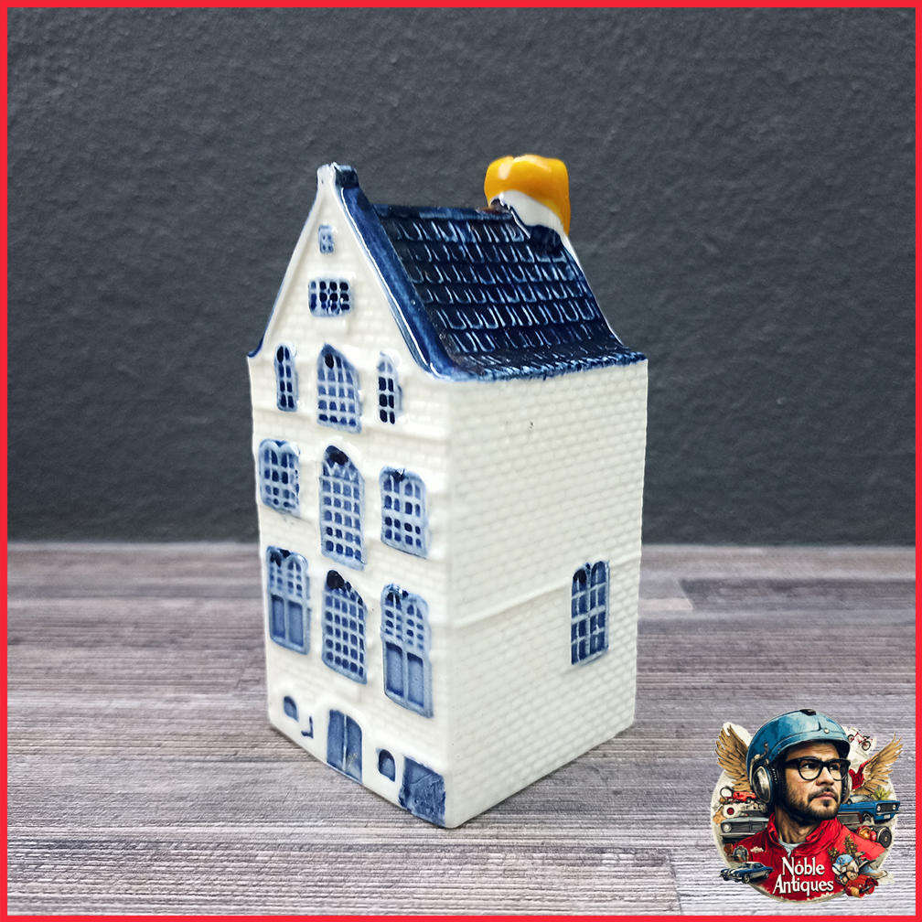 Delft Blue miniature KLM house number 37