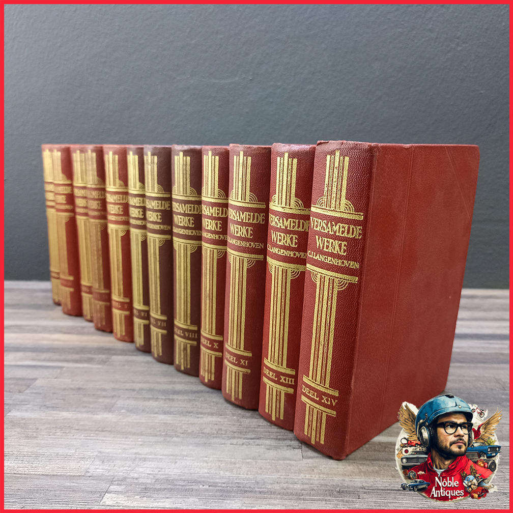 1935 Set of 12 Versamelde Werke van CJ Langenhoven