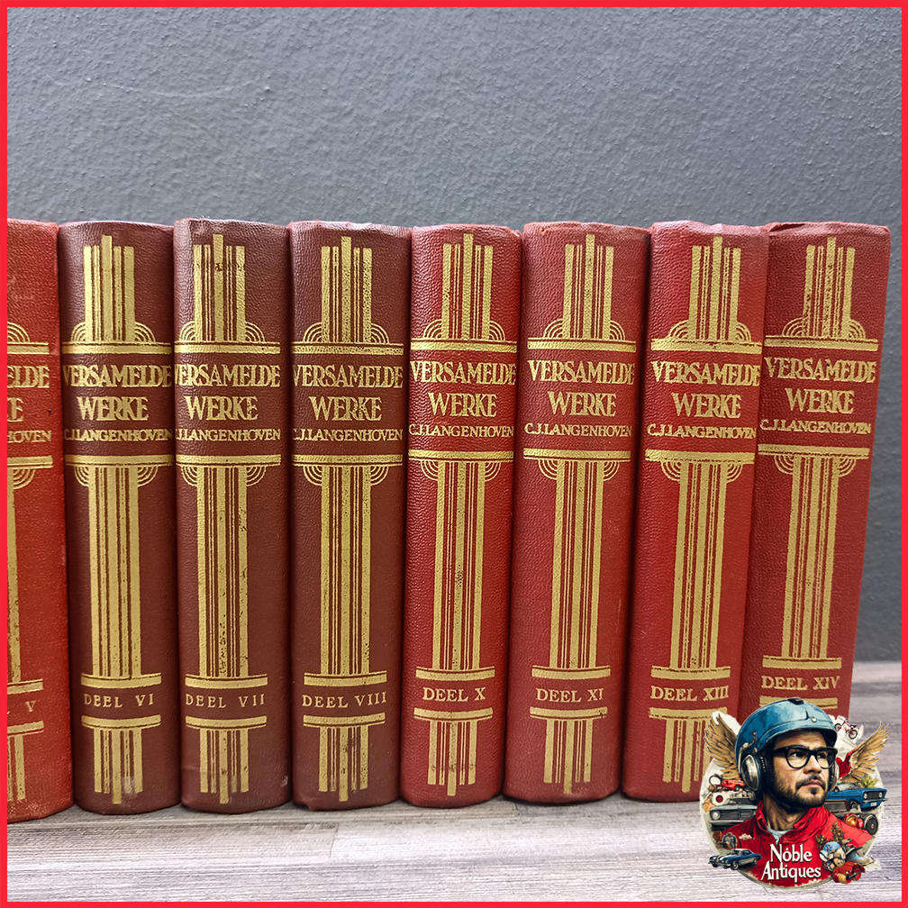 1935 Set of 12 Versamelde Werke van CJ Langenhoven