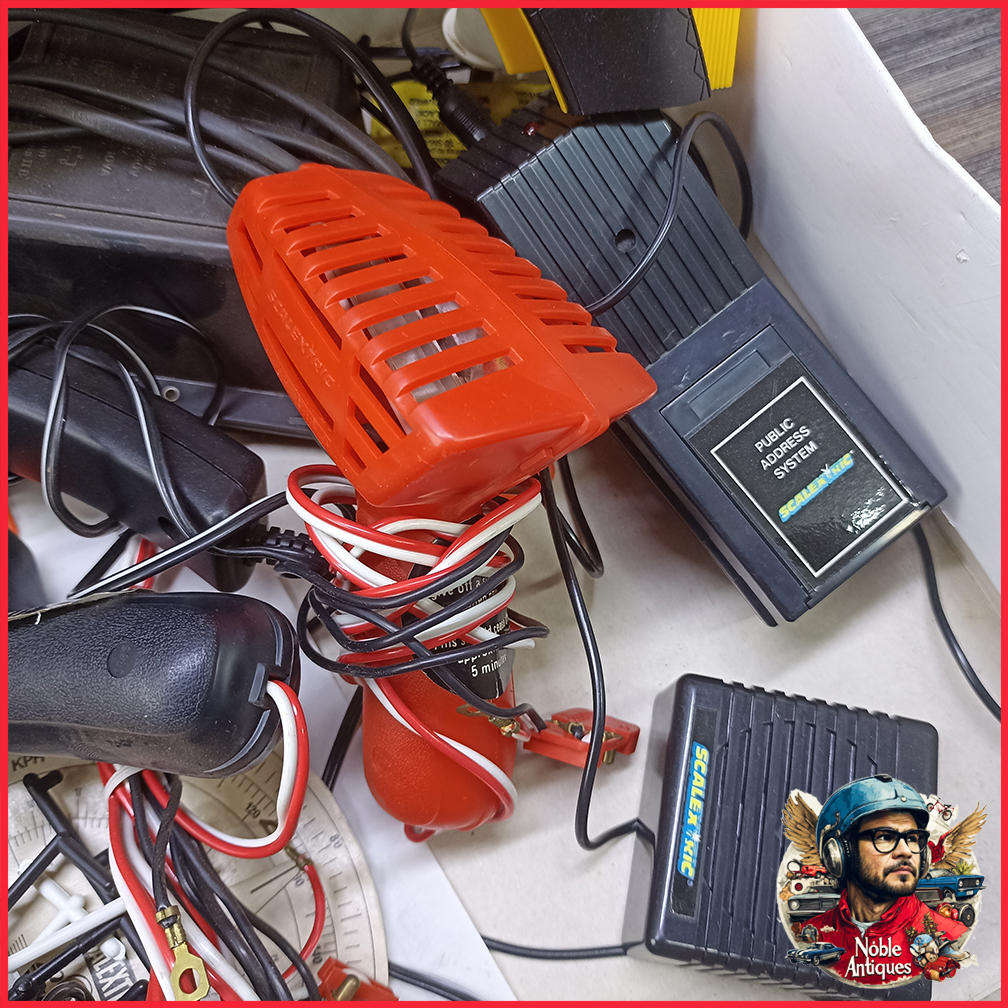 Boxed 1980s Scalextric Le Mans 24hr Set & Scalextric Accessory Set