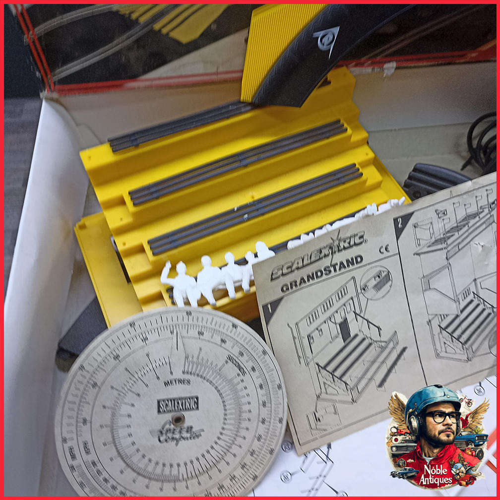 Boxed 1980s Scalextric Le Mans 24hr Set & Scalextric Accessory Set