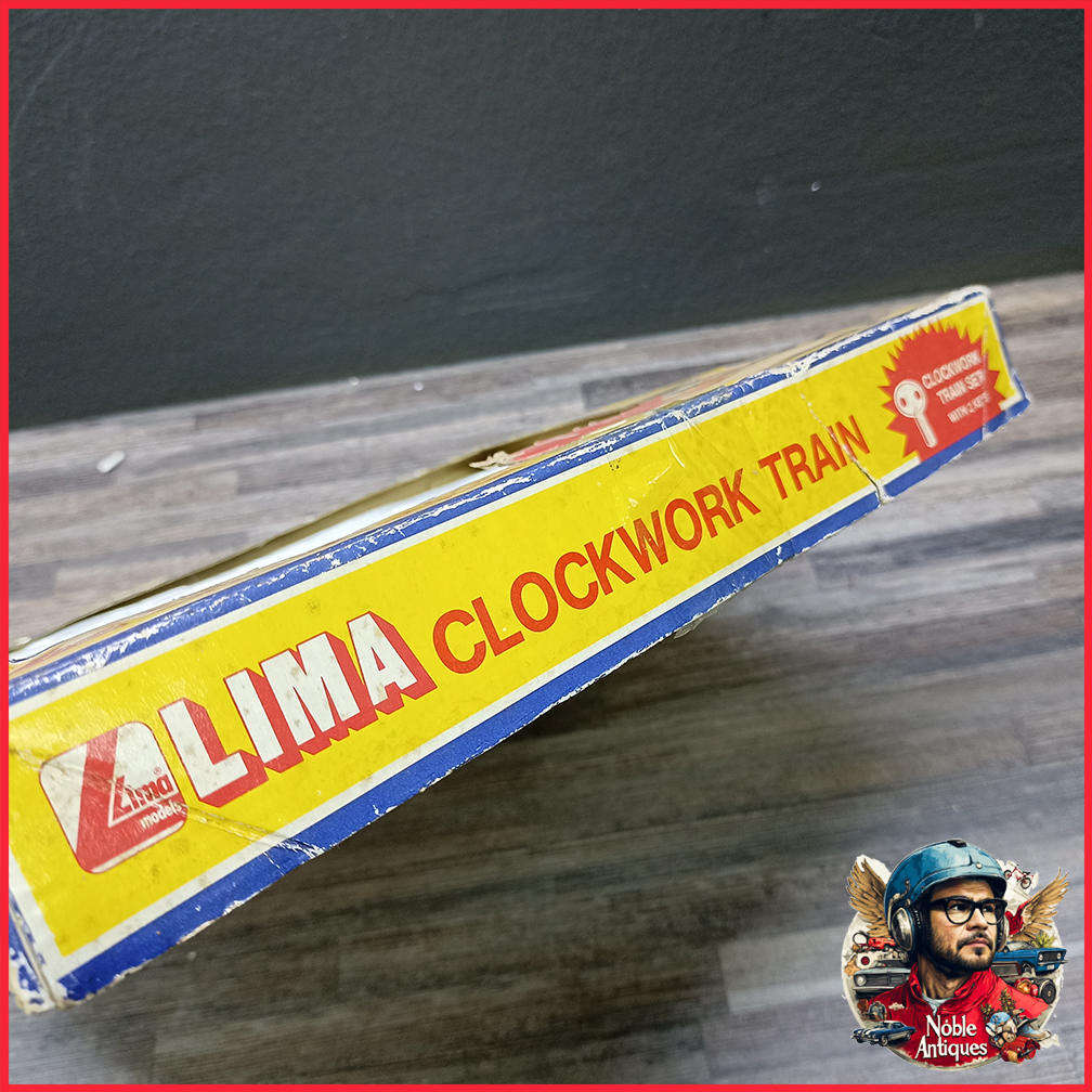 Boxed 1980s LIMA Clockwork Train Set Not Tested