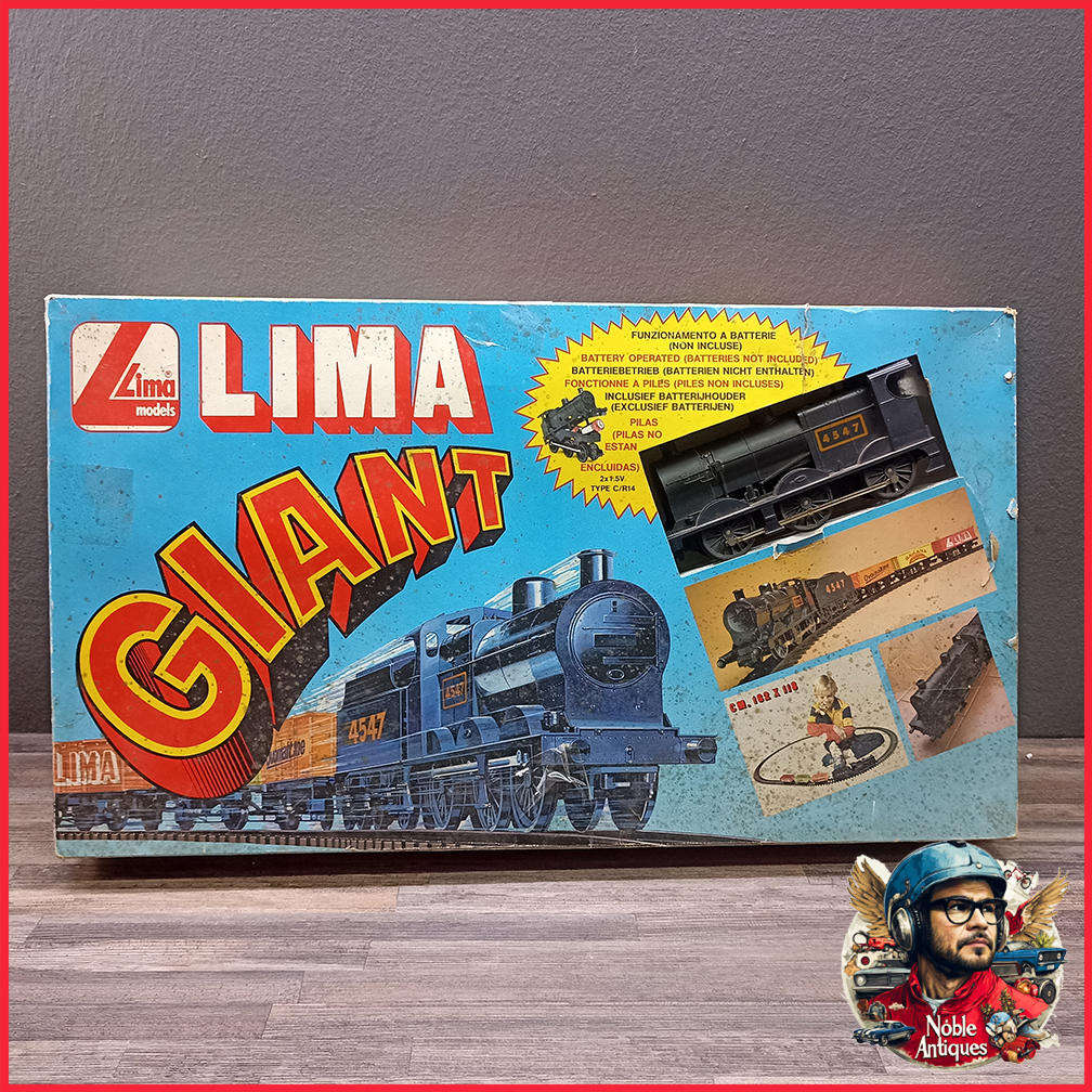 Boxed 1980s Boxed 1980s LIMA O GAUGE Giant Train Set Not Tested