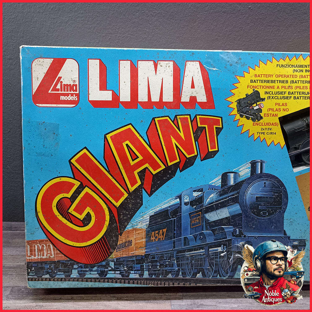 Boxed 1980s Boxed 1980s LIMA O GAUGE Giant Train Set Not Tested