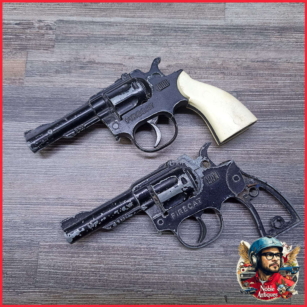 Vintage 1980s Metal Cap Guns, Display or Restoration