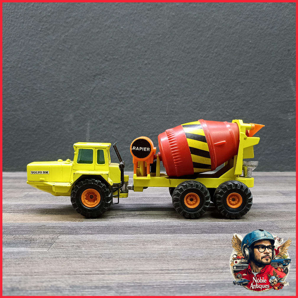 Vintage 1980s Corgi Toys 1156 Volvo BM 860 S with Rapier Mixer